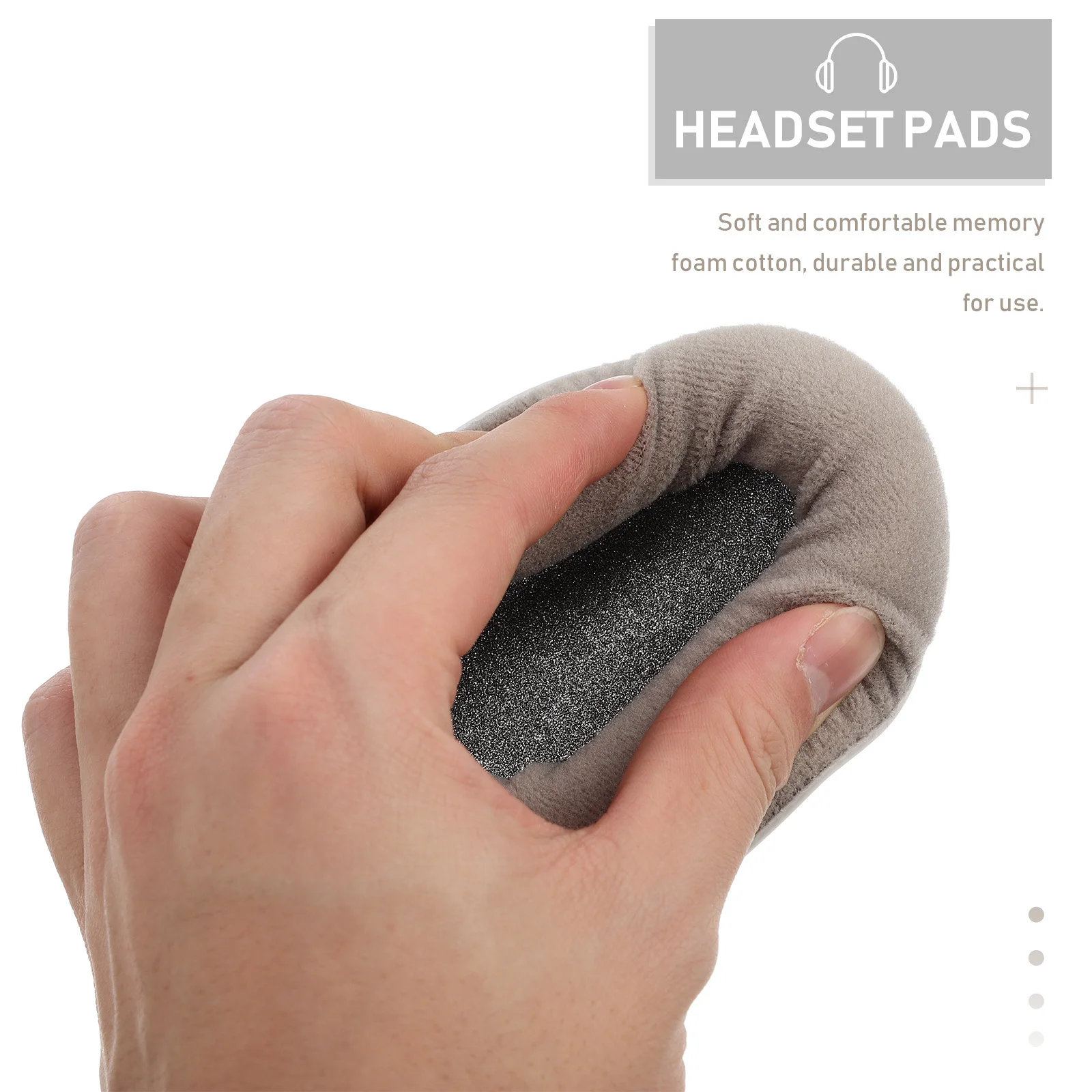 

2Pcs Headset Earpads Soft Comfortable Memory Foam T70p T5p T1 Dt990 Dt880 High Elastic Durable Blocking Sound Replacement