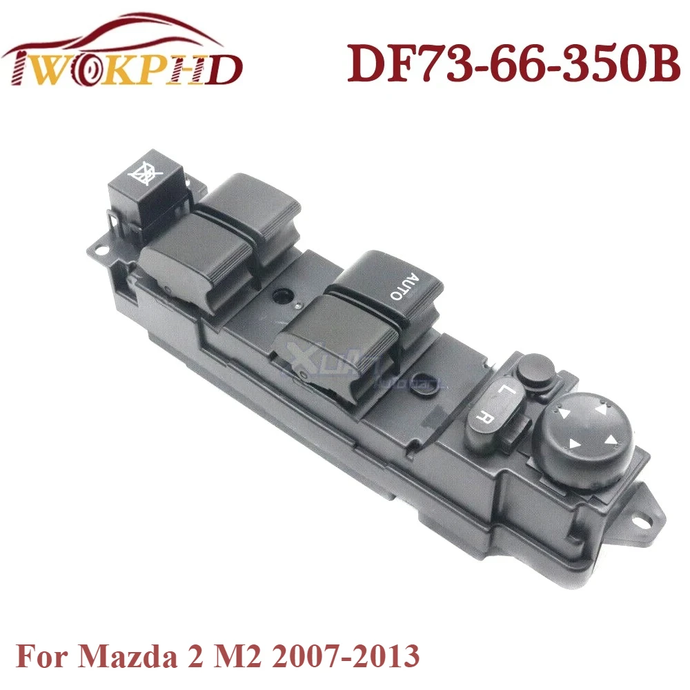 

For Mazda 2 M2 07-13 DF73-66-350B 1PCS Front Left Driver Door Power Master Window Control Switch Button Glass Lifter DF7366350B
