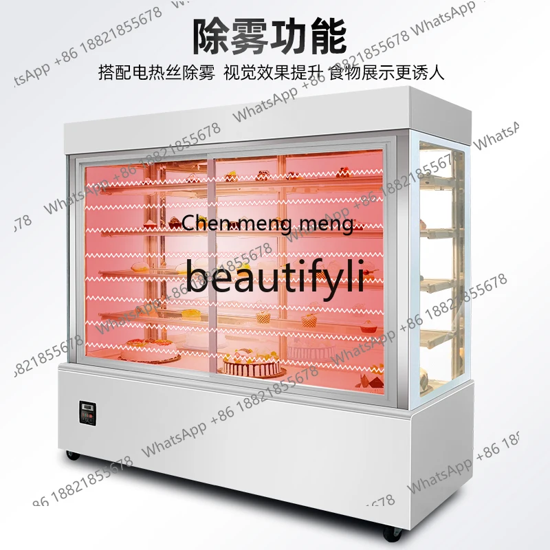 

Cake Display Cabinet Vertical West Point Cabinet Commercial Dessert Fruit Air-cooled Fresh Display Cabinet