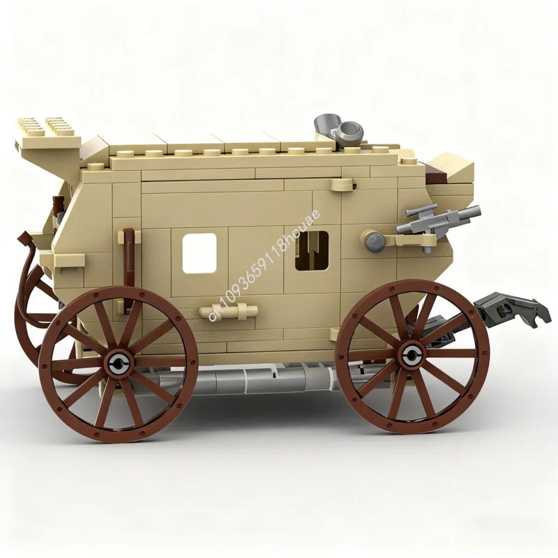 163 قطعة MOC BraveStarr مولي ستراتو مدرب النموذج الغربي اللبنات العمارة ألعاب إبداعية فكرة الطوب هدايا عيد الميلاد