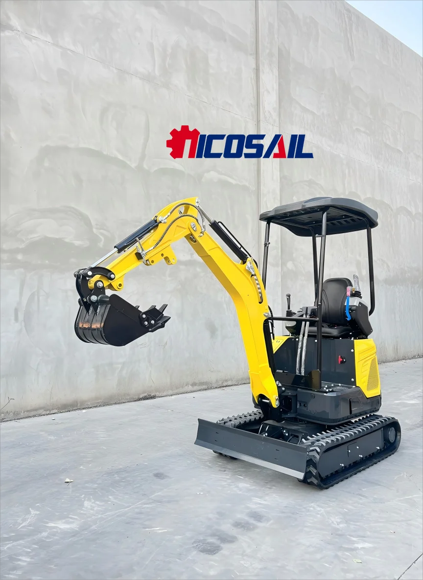 1,8 Tonnen Diesel hydraulischer Mini-Mini-Raupenbagger Minibagger hocheffizienter Hausgarten