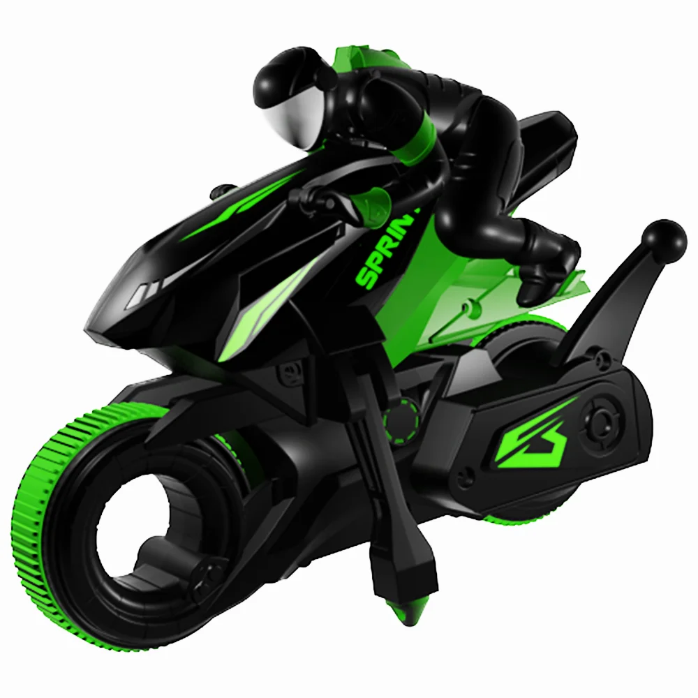 FlytecRC Y09 高速RCスタントバイク 直立走行 前輪360度回転 °   回転180 °   フリップレーシング競技用車のおもちゃ