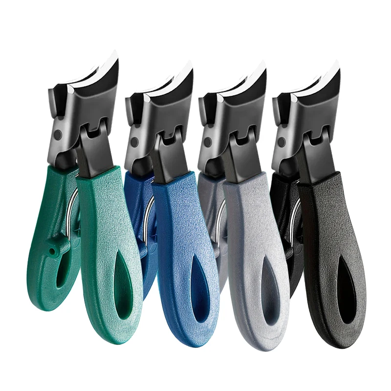 

Ножницы для ногтей с широким изгибом и скошенным лезвием, для путешествий и учебы, для обрезки ногтей на ногах и руках