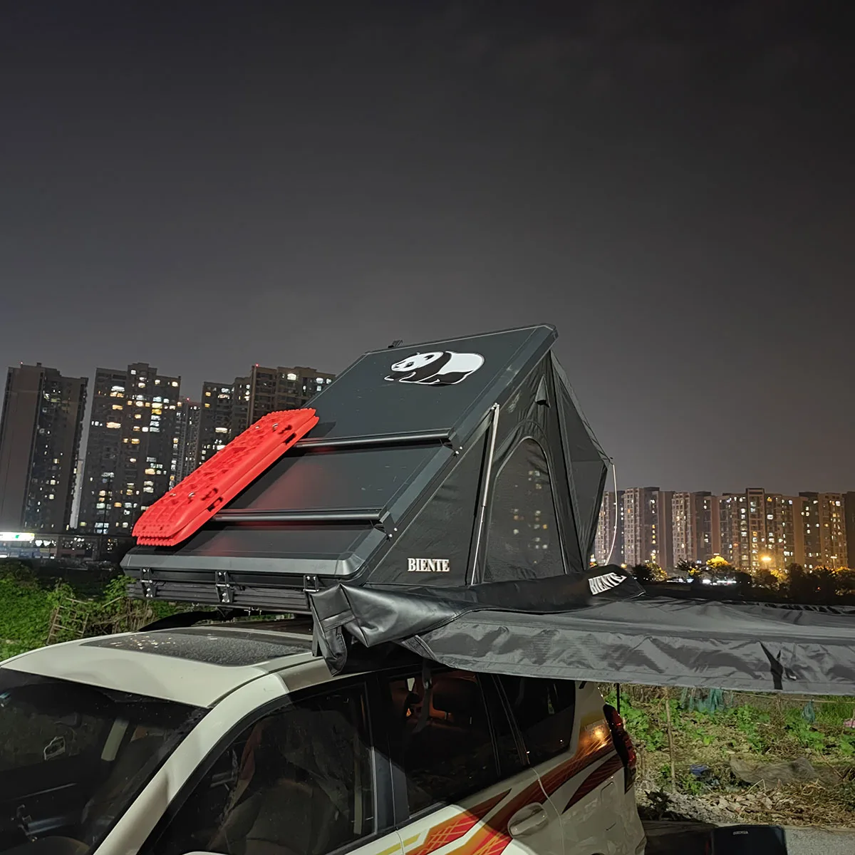 3-4 Person Car Roof Rop Tent Outdoor Truck Aluminum Hard Shell Clamshell Rooftop Tents for Camping 4x4
