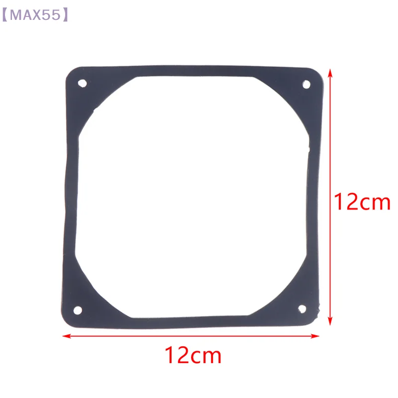 【MAX-55】2/4Pcs 120x120MM Anti Vibration Silicone Rubber Fan Gasket For Computer Case Fan Shock Proof Absorption Pads