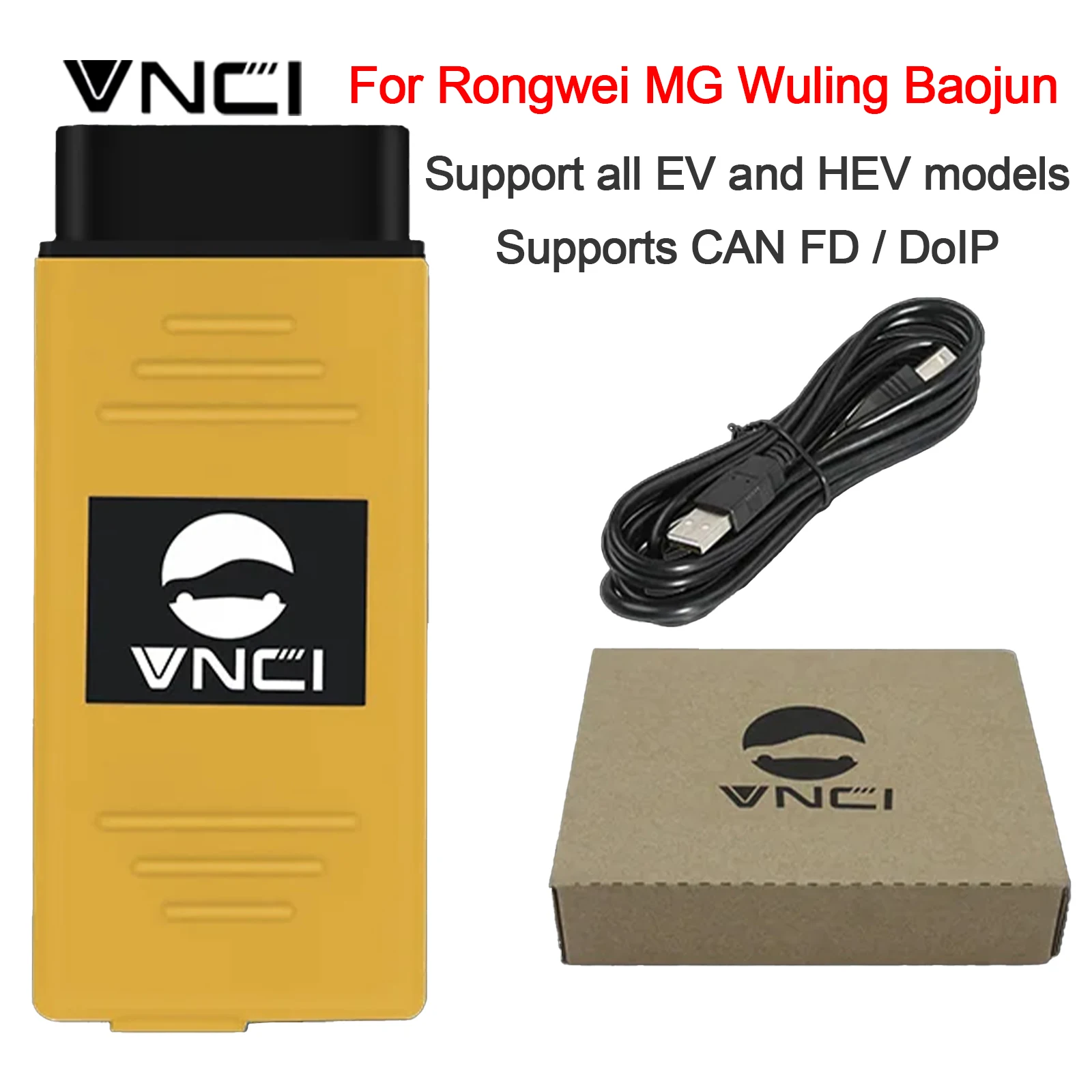 

VNCI VDI3 for Rongwei MG Wuling Baojun Datong Diagnostic Tool Support DoIP CANFD for SAIC Group/VDS/VD2/VDS3/GRADE-X Software