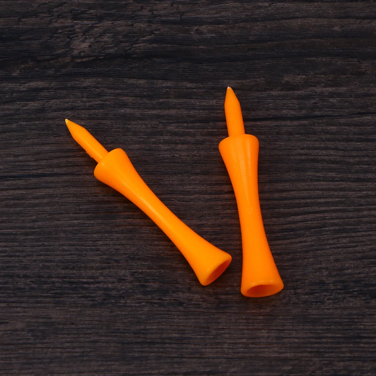 50Pcs Castle Tees 70Mm Total Height 50Mm Castle ABS Plastic Light Weight High Visibility Driving Aid