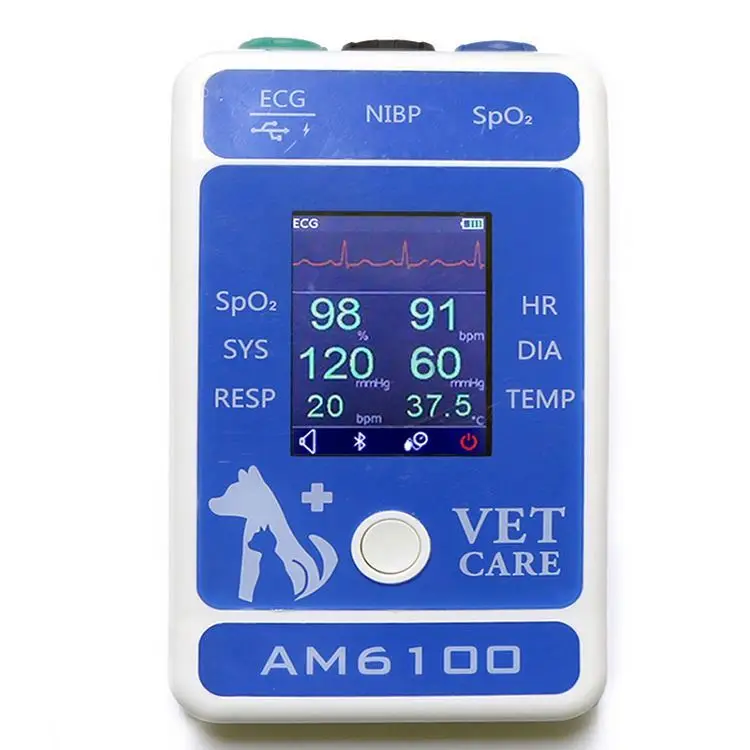 

Hot Sell Veterinary Blood Pressure Monitor Multiparameter Pet Health Monitor