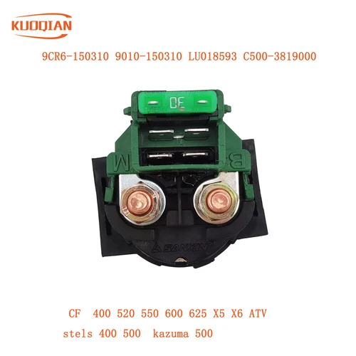 Imagen 1 del producto Relé de arranque de alta calidad para CF 400 520 550 600 625 X5 X6 ATV 9CR6- 150310 9010- 150310 LU-IÓN- mostrar título original, LU 018593 C500- 3819000