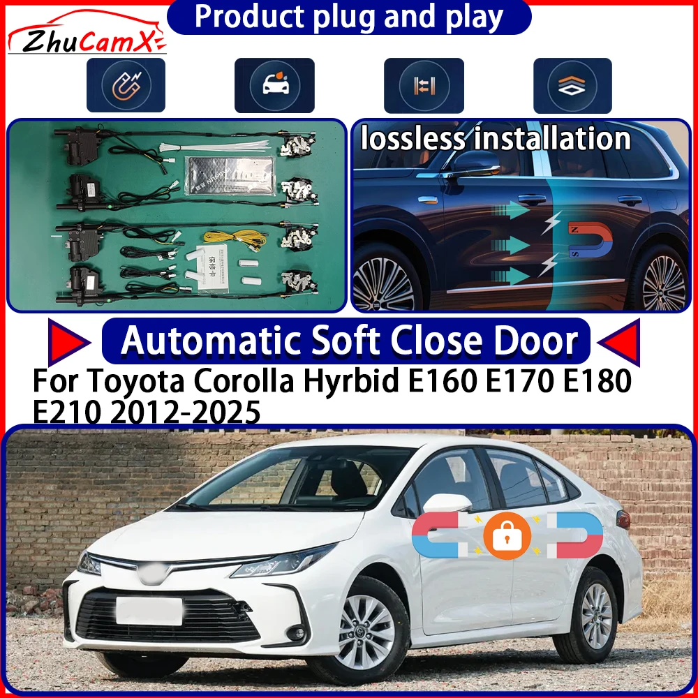 

OEM Door Lock Actuator for Toyota Corolla Hyrbid E160 E170 E180 E210 2012-2025 Soft Close Door Kit Power Latch System Auto Pull