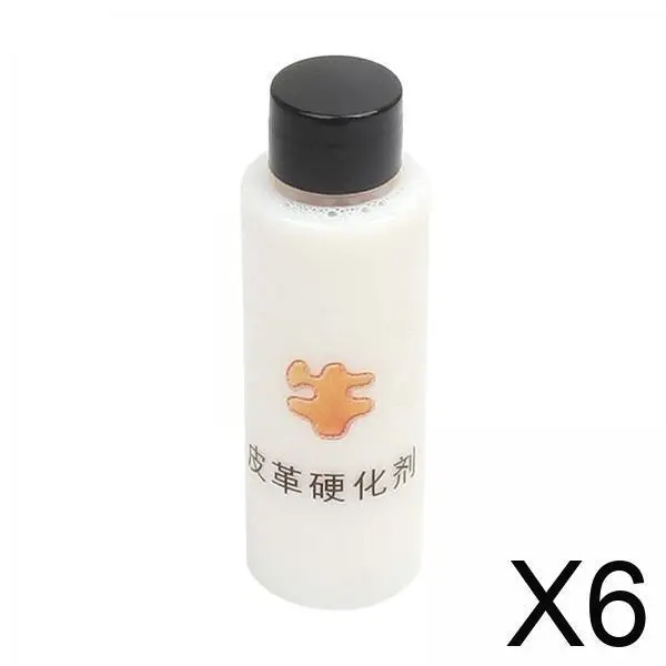 

6x Leathercraft Hardener, 100ml- Quick Drying, High Strength