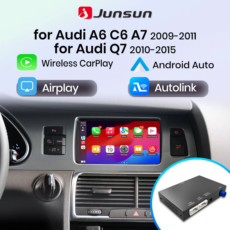 Brezžični CarPlay avtoradio adapter za Audi