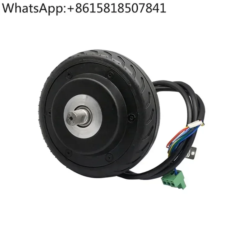 

ZLTECH 5inch 24v 400RPM 150W 60kg AGV brushless electric Hub Motor Wheel with 4096-wire magnetic encoder for service robot