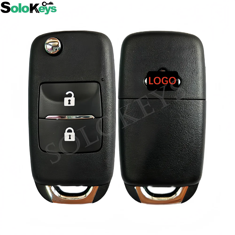 SOLOKEYS For Changan 2020 CX70 0riginal Folding Remote Control Key 434MHZ FSK  2 Buttons With LOGO