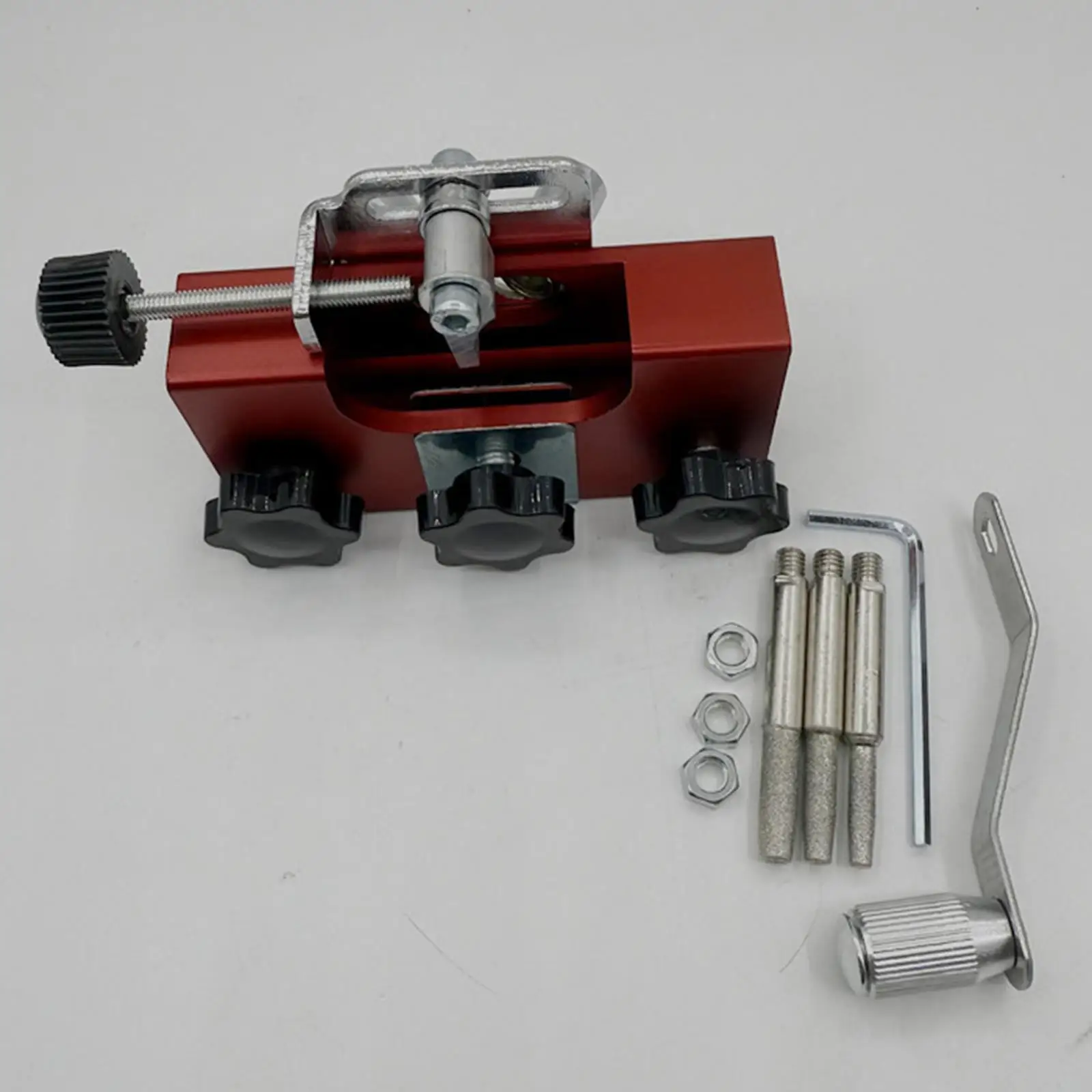 

Универсальный портативный ручной набор для заточки цепных пил 8.6x1.7x3.9см с насадками 4/5/6мм