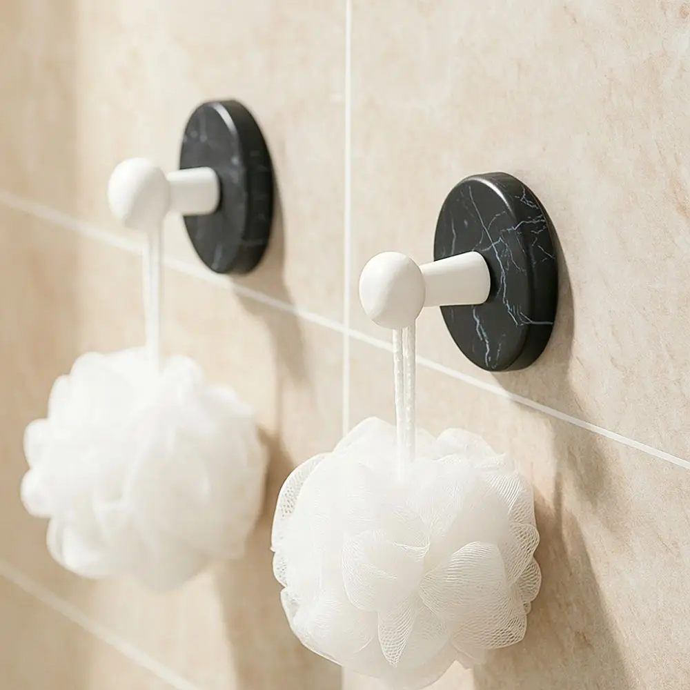 

Storage Rack Self-Adhesive Suction Cup Door Hook Removable Stable Wall Coat Rack Wooden Key Hook Office