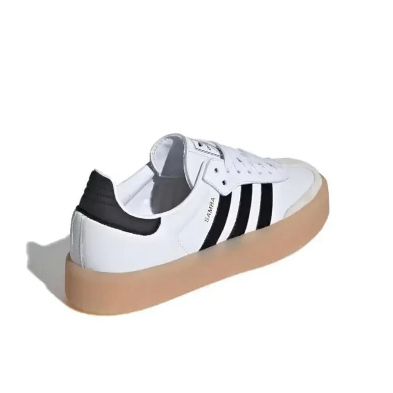 Adidas Originals Sambae Men's and Women's Skateboarding Shoes Simple, Versatile, Anti Slip,Thick-soled Non-slip Light Fashion