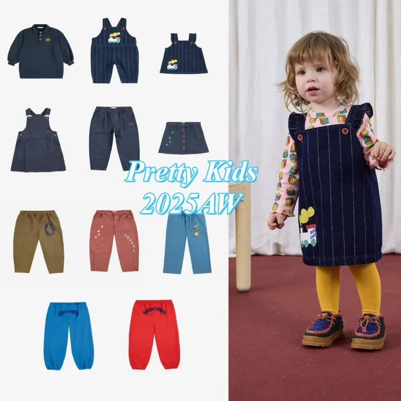 

2025 Autumn/Winter Kids Sweatpants Children's Velvet Sports Sweatpants, Boys' Full Print Cartoon Casual Pants, Girls' Jeans
