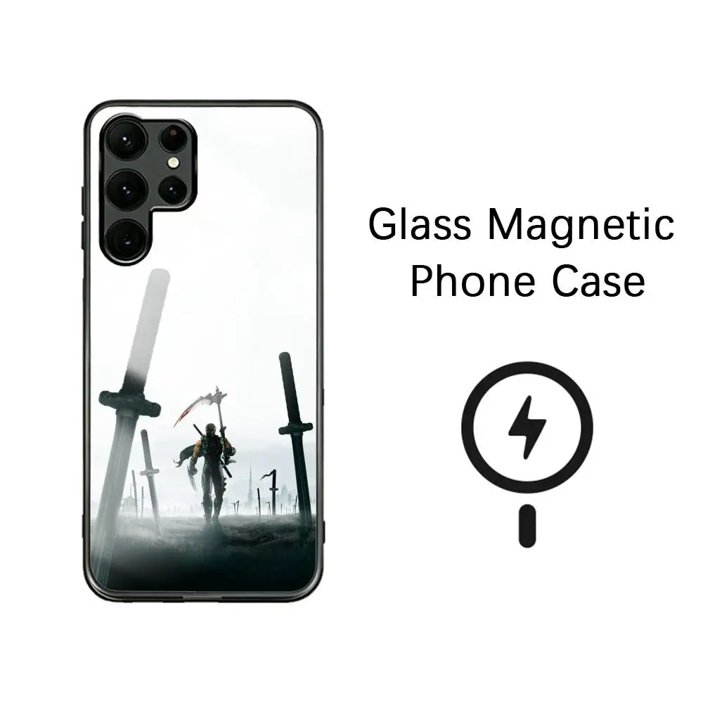 Cool Anime Luxury N-Ninja Gaiden Phone Case For Samsung S26 S25 S24 S23 S22 S21 S20 Plus Ultra Note20 Glass Magnetic Case