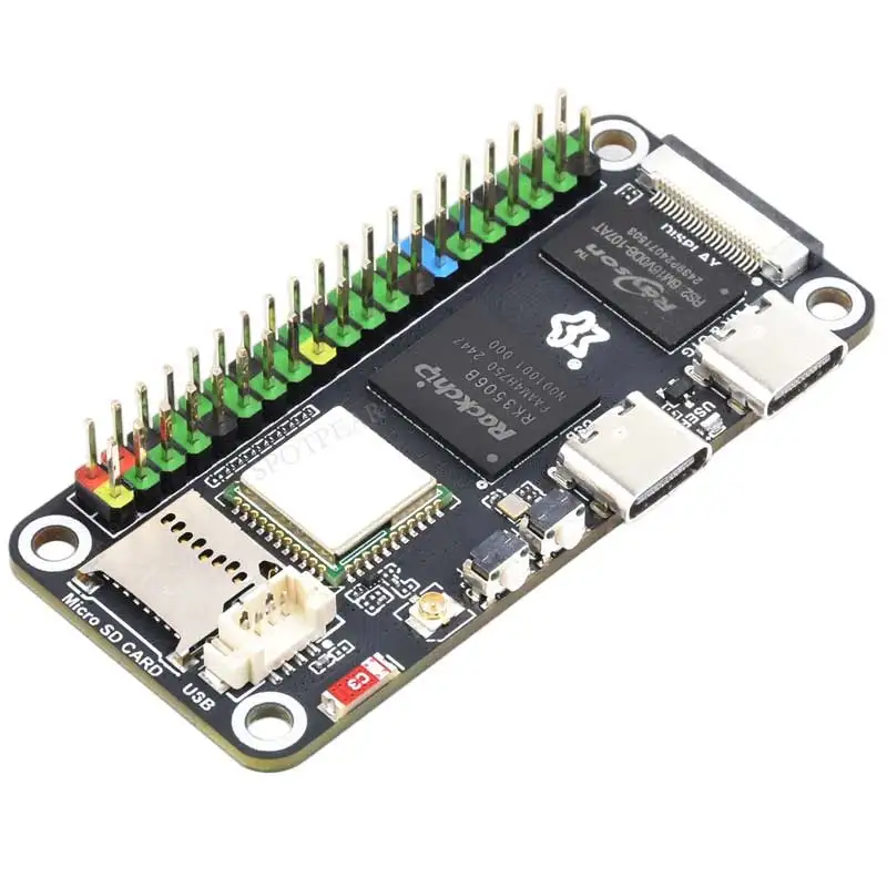 럭스폭스 라이라 제로 W RK3506B 락칩 리눅스 보드 (MIPI/DSI 디스플레이 호환, 라즈베리 파이 제로 호환)