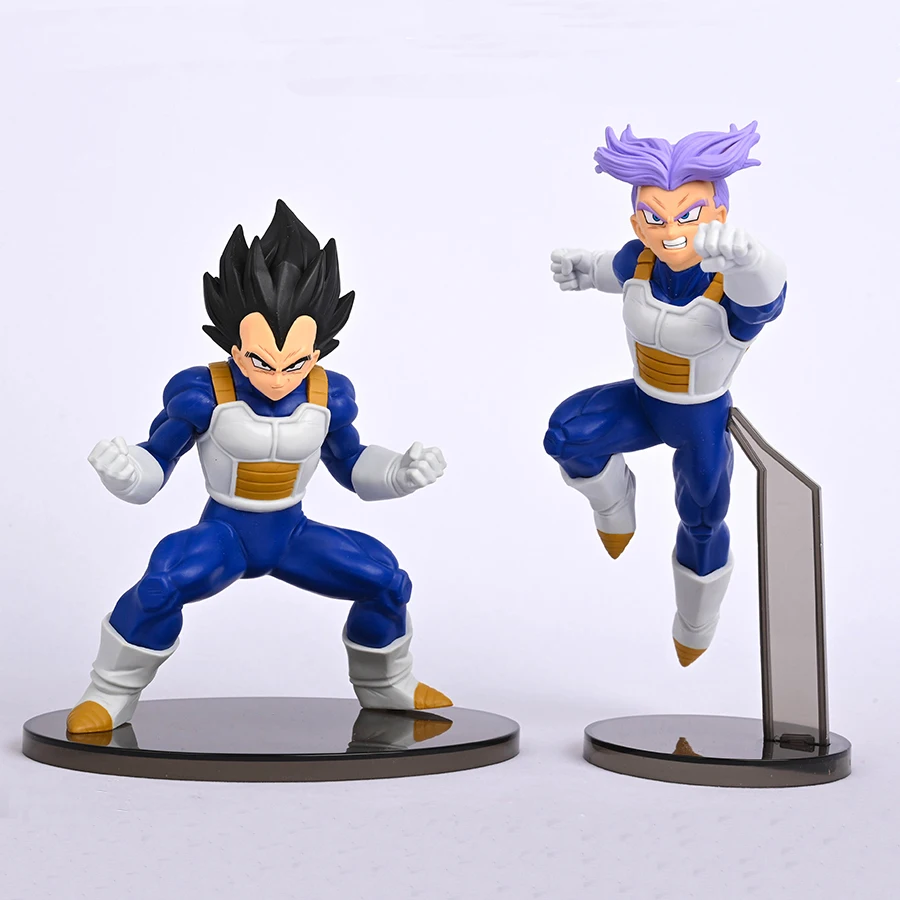 Banpresto Dragon Ball Anime Figurines Super Chosenshiretsuden Ⅲ Vegeta Trunks PVC Action Figures 130mm Collectible Figurine Toys