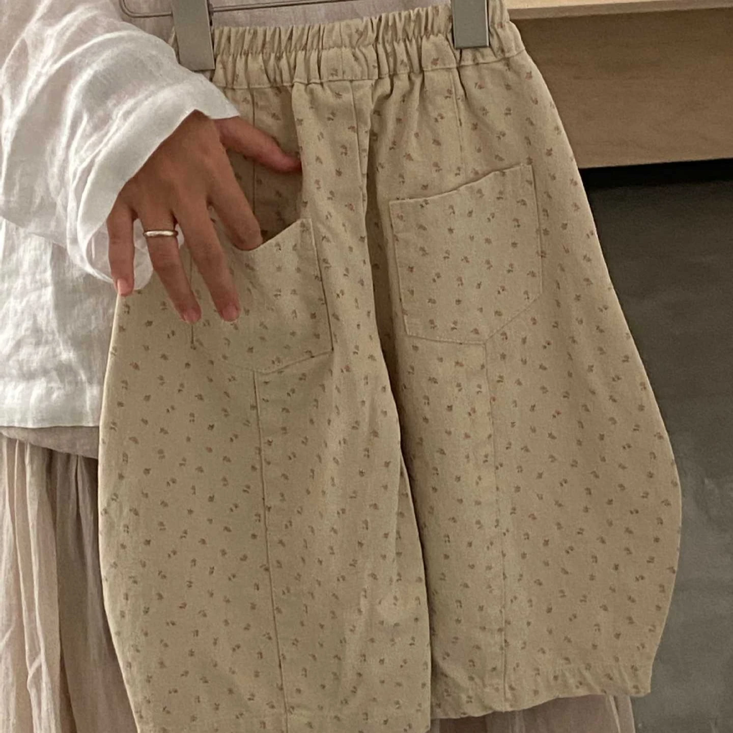 Girl Pants 2026 Spring and Autumn New Children's Clothing Korean Style Girl Baby Foreign Style Broken Cotton Pants Simple