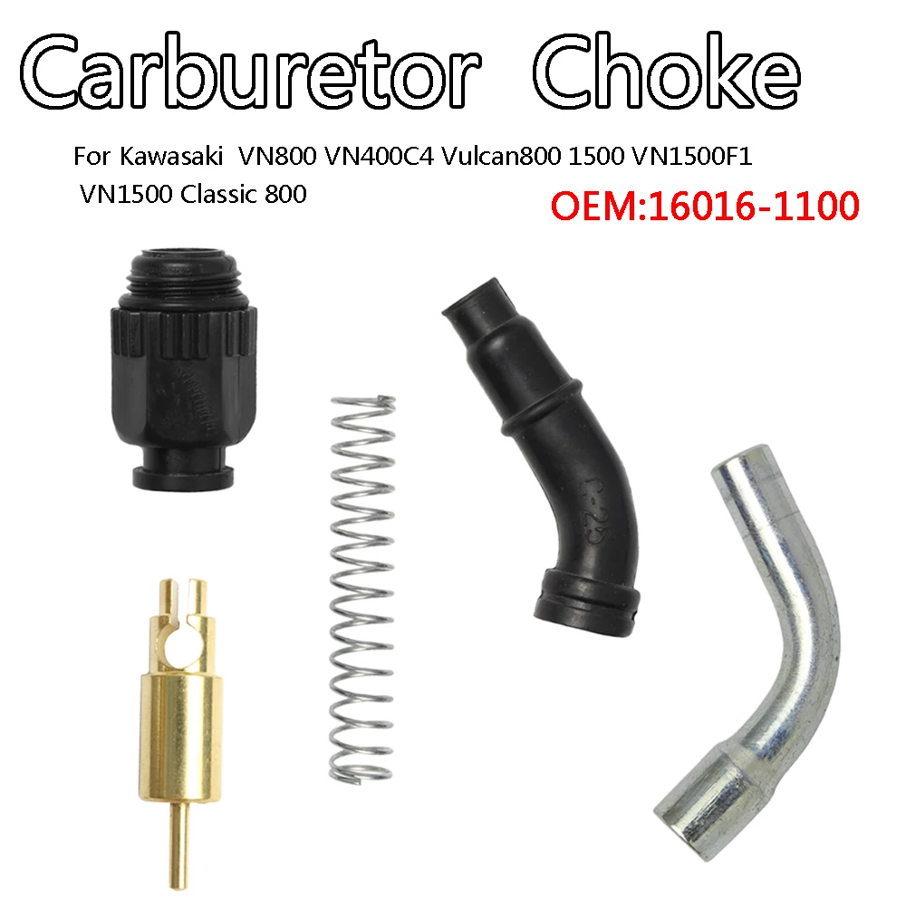 

Carburetor Choke Plunger Starter Set For Kawasaki VN800 VN400C4 Vulcan800 1500 VN1500F1 VN1500 Classic 800 16016-1100