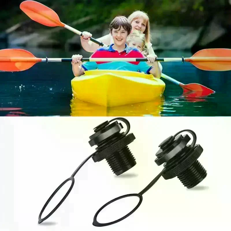 1Pcs New Black/White Plastic Inflatable Fishing Boat Replacement Air Valve Marine Valve 22/24mm Inflatable Boat Air Valve