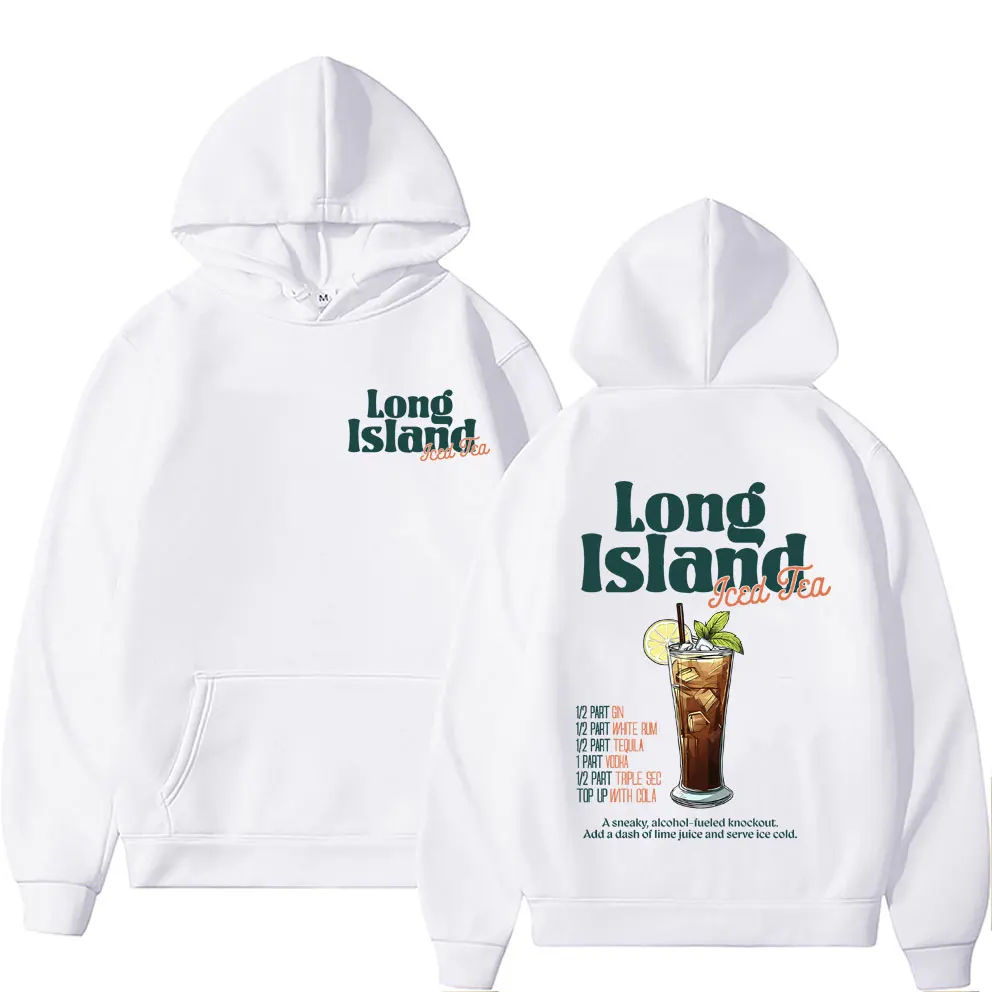 

Funny Long Lsland Iced Tea Cocktail Art Aesthetic Graphic Hoodie Man Fashion Oversized Streetwear Men Women Casual Vintage Hoody