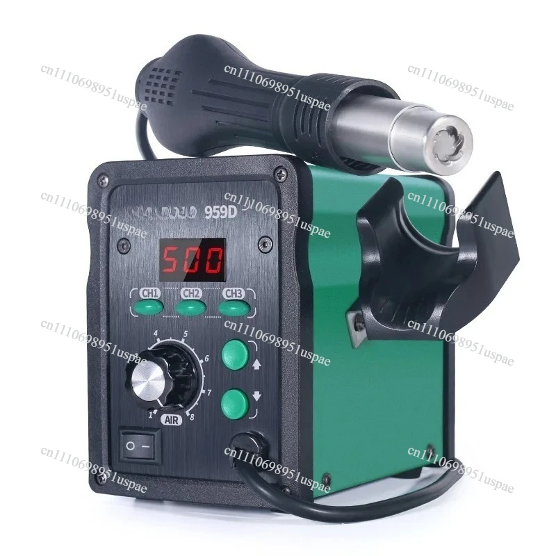 For YIHUA 959D SMD Soldering Station With Soldering Iron Hot Air 220V Desoldering Station Spiral Air Gun Hot Air Welding Station