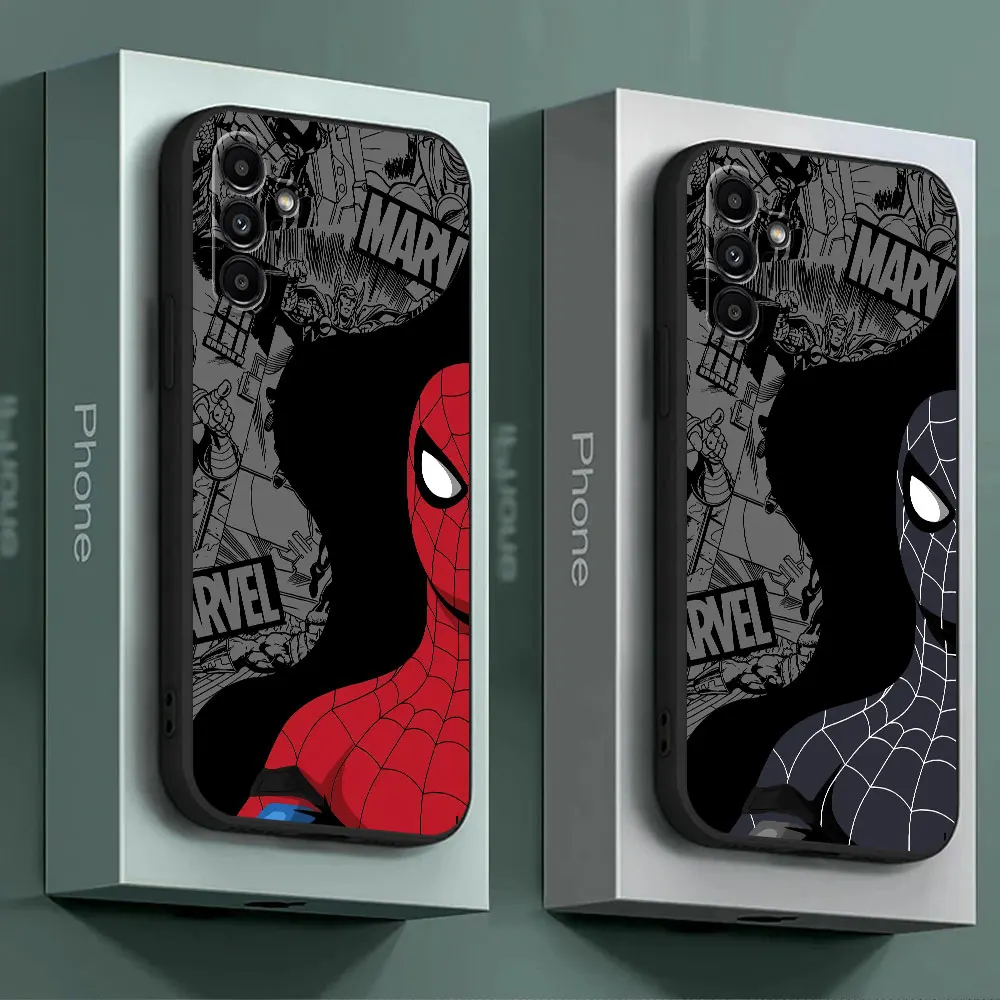 Marvel Spider Man Hero Phone Case for Samsung Galaxy A30 A02 A10 A10s A71 A05 A05s A41 A04s A51 A04e A31 A04 A40 A02s Cover