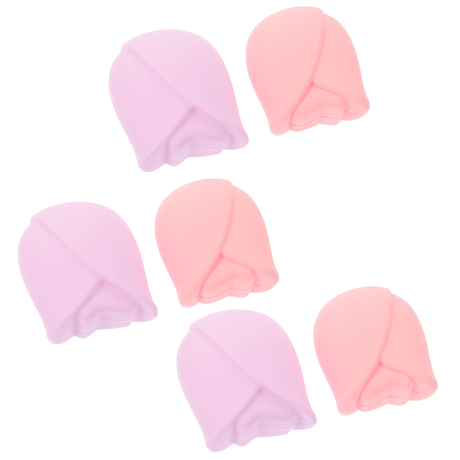 

6pcs Silicone Makeup Covers Reusable Travel Portable Anti-Slip Brush Sleeves For Brush Holders Dustproof Bristle Guard
