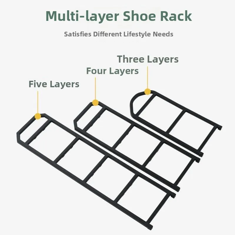 Economic Large Capacity Dustproof Indoor Doorway Simple Multi-layer Shoe Rack Home Dormitory Storage Shelf Stylish Design