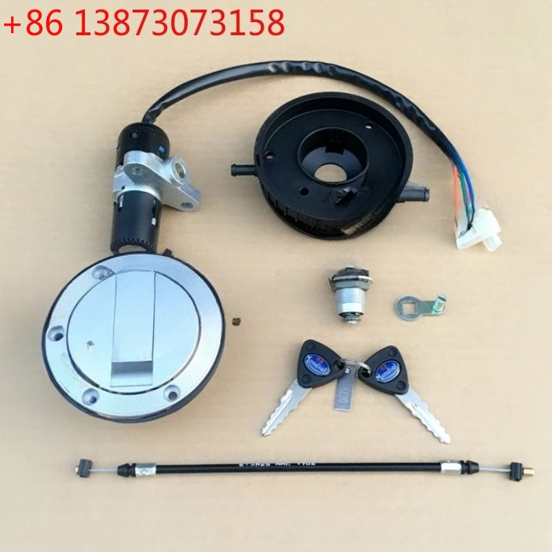 Piezas de motocicleta, interruptor de encendido, llave, tapa del tanque de combustible para FB Mondial HPS 125 HPS125