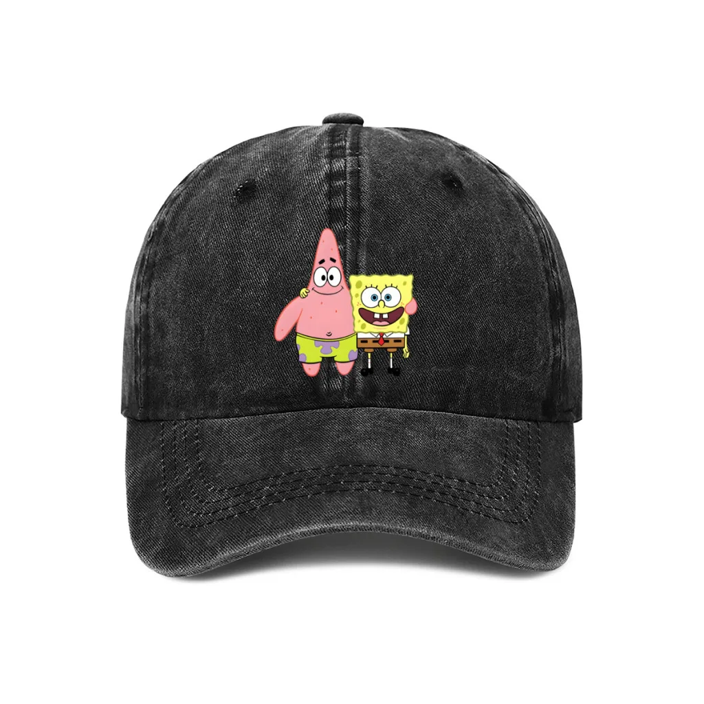 SpongeBob SquarePants & Patrick Star Baseball Cap Adjustable Unisex Cap