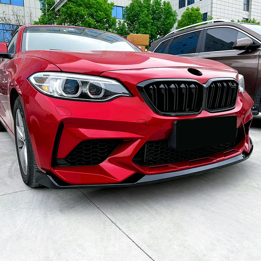

For BMW 2 series m2 CS f87 front bar front shovel front lip front chin modification spoiler 2016-2021