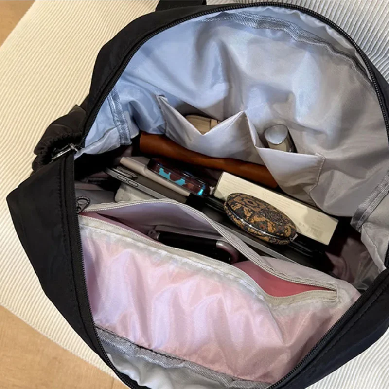 Mochilas de moda multifuncionales de gran tamaño para mujer, bolso de hombro con separación de ropa seca y húmeda de gran capacidad para viajar y deportes