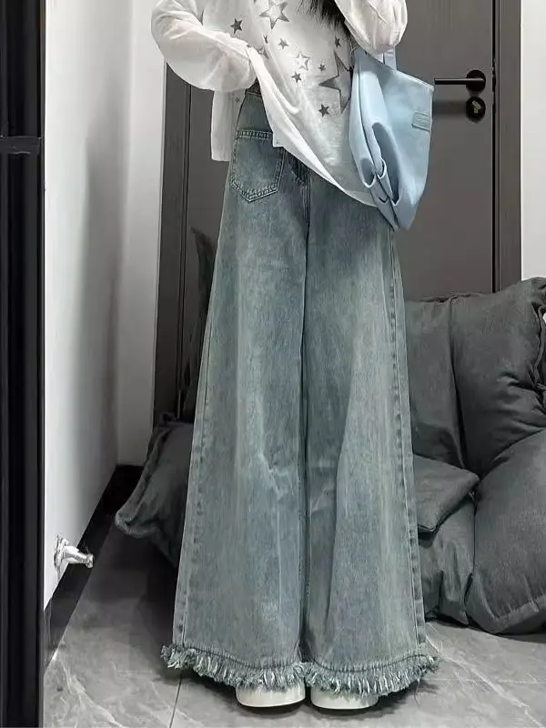 

Широкие брюки длиной женские осенние двухслойные трапециевидные школьные брюки для отдыха в стиле пэчворк вязаные клетчатые жаккардовые женские брюки на подкладке в клетку