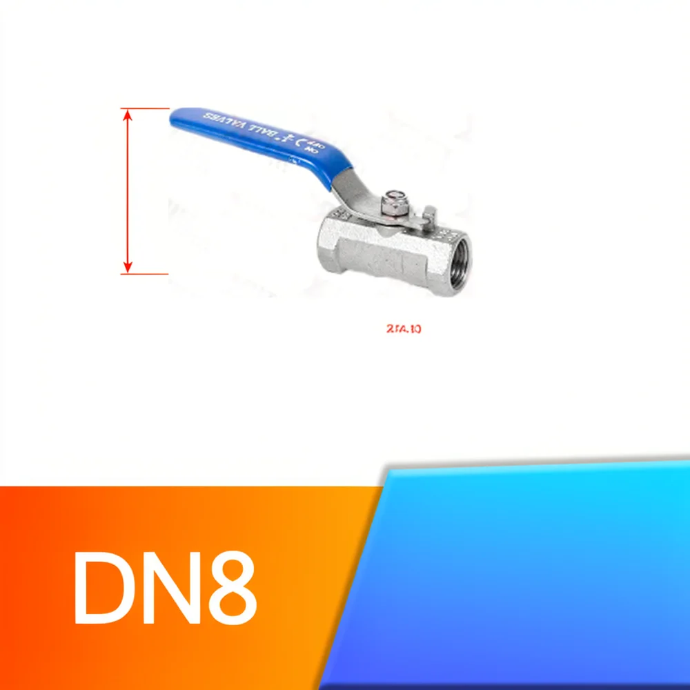 Durable One Piece Ball Valve Stainless Steel Threaded Connector Fluid Control Pipe Fitting For Manual Operation