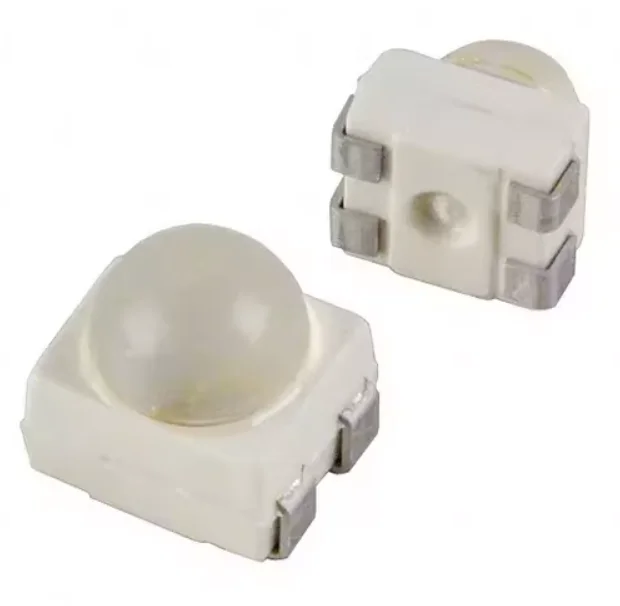 

Линза LTE63C 3528, четырехножная, изумрудно-зеленая, с общим анодом, купольная