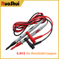 Victor Universal Multimeter Probe Pen 1000V Test Wire Cable Anti-burn 10A 20A Silicone Digital Clamp Meter 20A Tester Lead