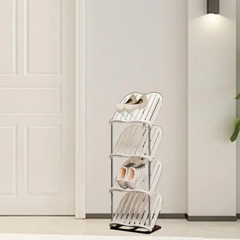 

Simple Flexible folding Shoe Rack Multi-Layer Dormitory Door Racks Cabinets Space Saving Sneakers Adjustable Shoes Home Storage