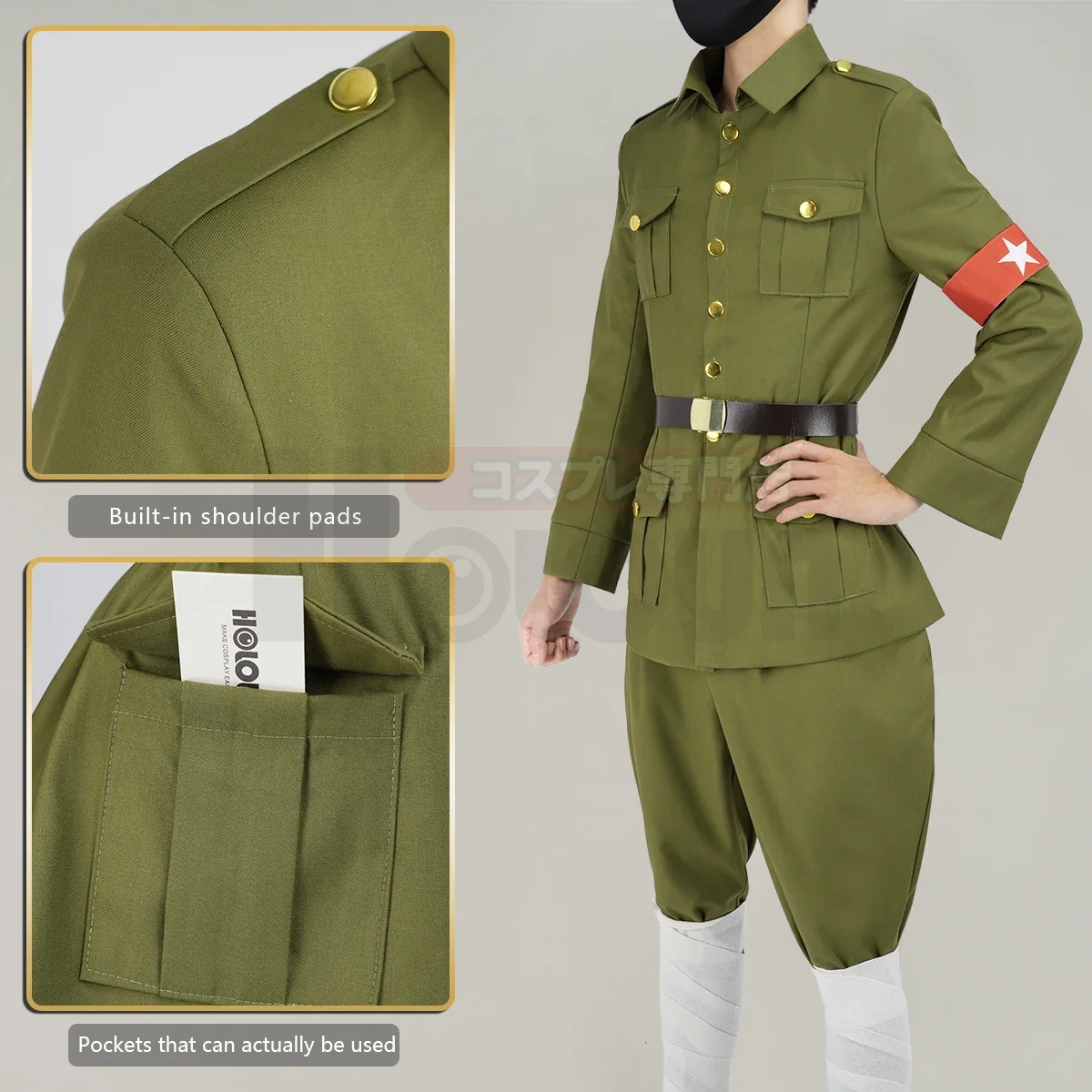 Cosplay Axis Powers Anime Wang Yao Cosplay Costume Uniform Jacket Pants Animation Convention Halloween Christmas