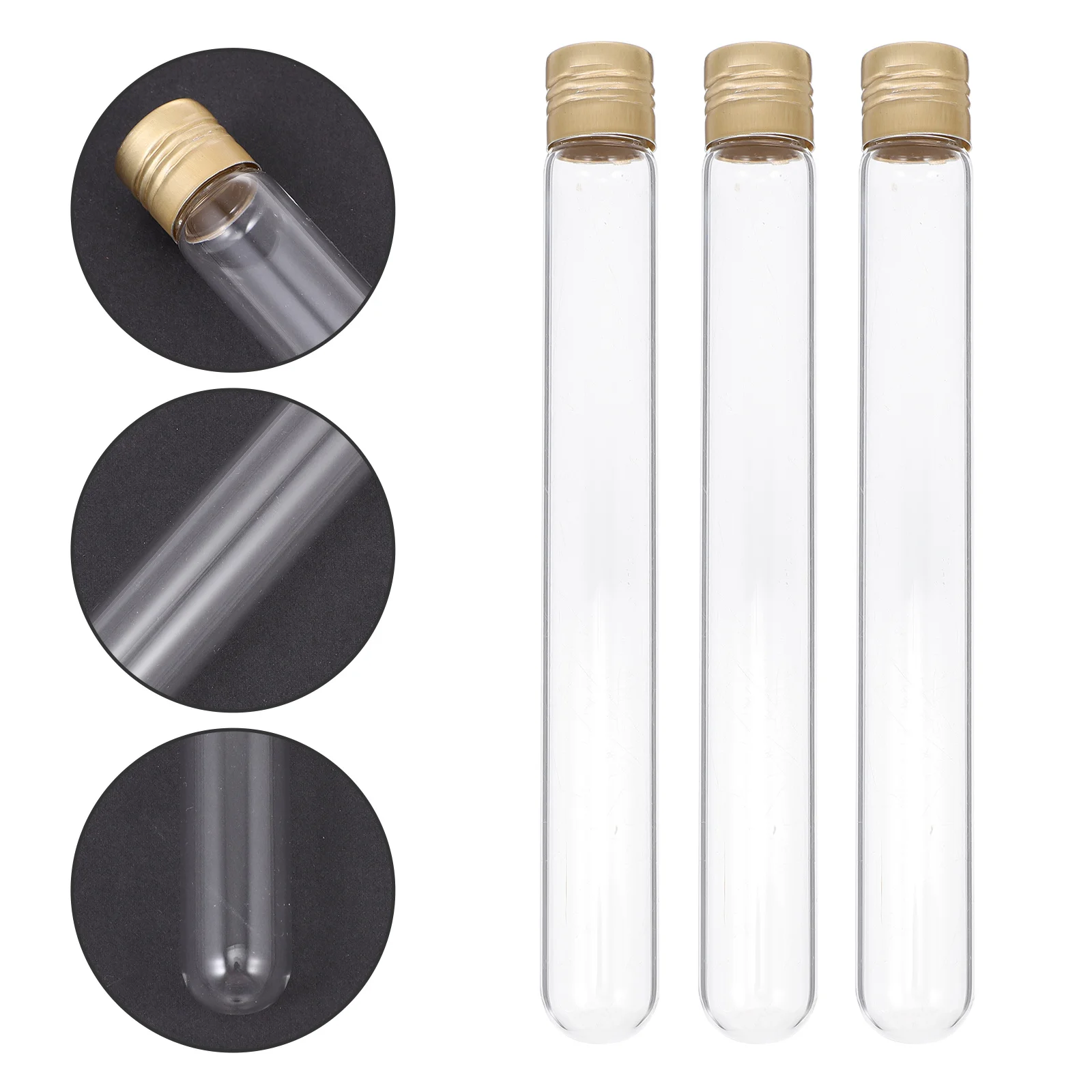 

5Pcs Premium Glass Sample Tubes Leak-Proof Sturdy Design for Nasal Swabs Blood Testing Hospital Use