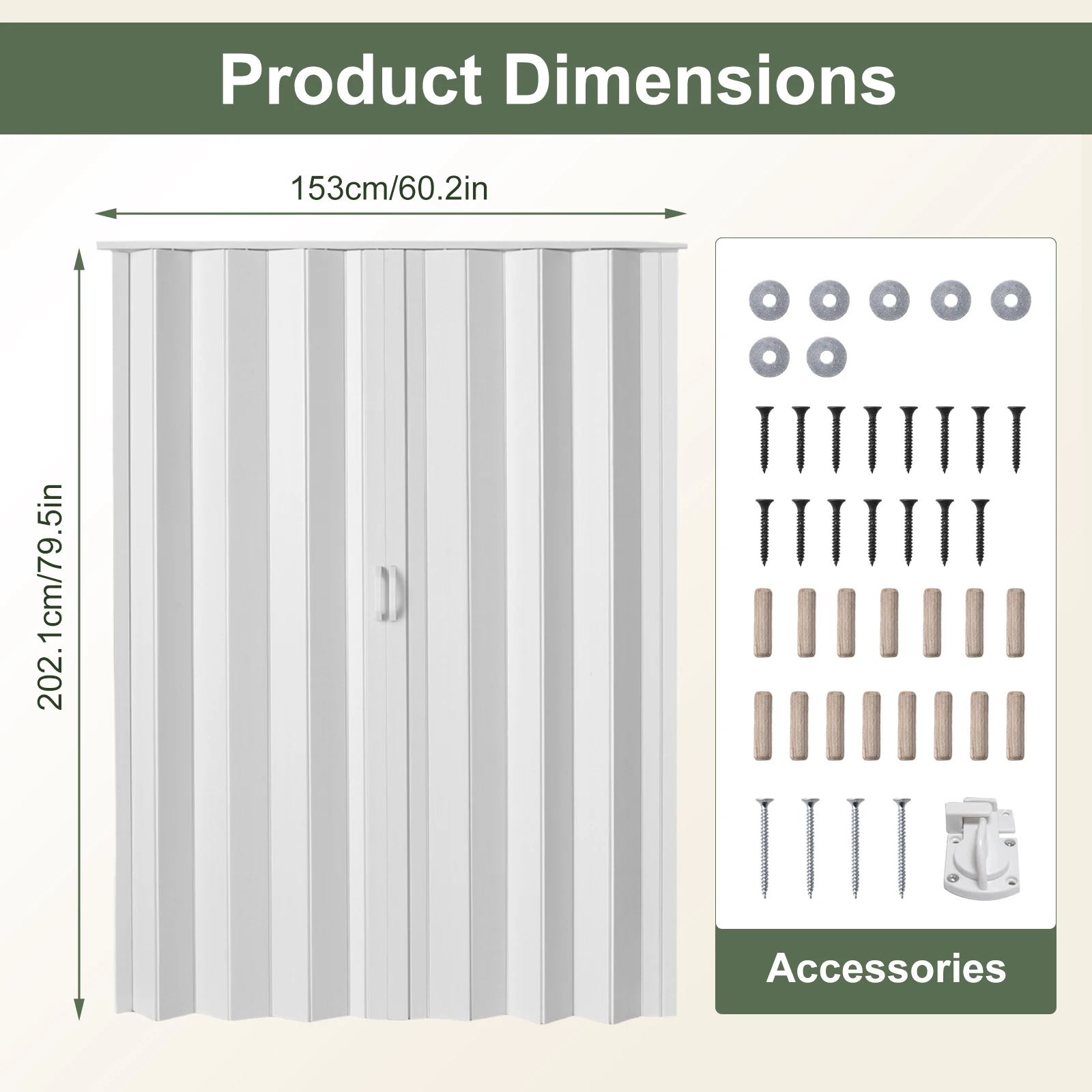 PVC Accordion Folding Door 60x - Commercial Kitchen Swing Door review and price