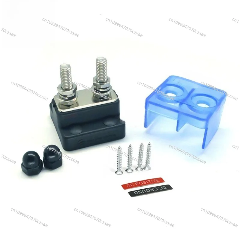 Marine Bus Bar Single Double Terminal Stud Stainless Steel With Safety Cover RV Boat Battery Junction Block