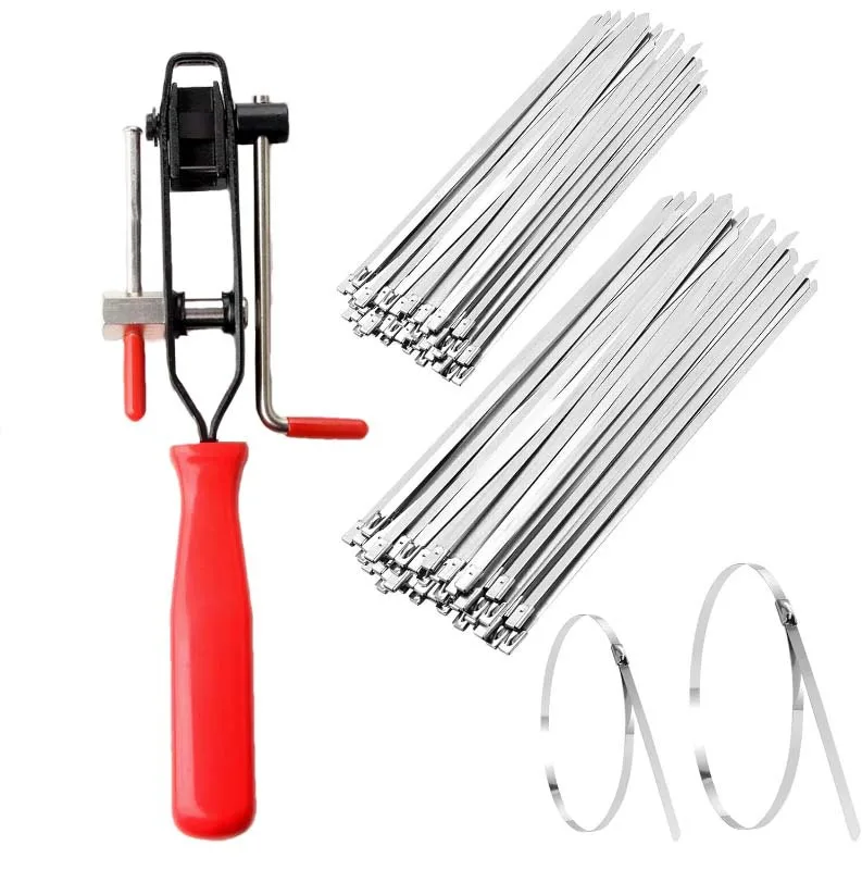 Cutting Pliers Stainless Steel Cable Tie 200pcs Dust Sleeve Ball Cage Pliers