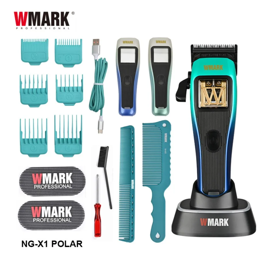 

WMARK NG-X1 POLAR HAIR CLIPPER Профессиональный, 10000 об/мин, высокая скорость, лезвие DLC