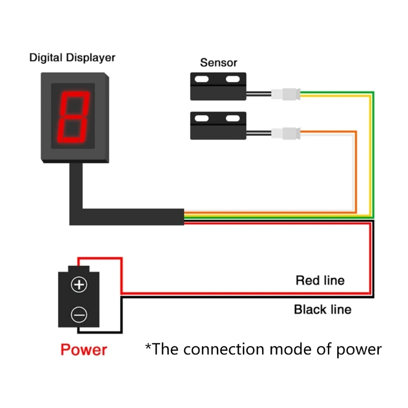 Motorcycle Ecu-Direct Mount 1-6 Speed Gear Display Suitable for NC700 XL CTX700 CB1100 CB400SF CBR650F CB650F