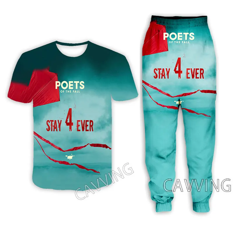 

POETS OF THE FALL 3D Printed Casual T-shirt + Pants Jogging Pants Trousers Suit Clothes Women/ Men Sets for Women/Men